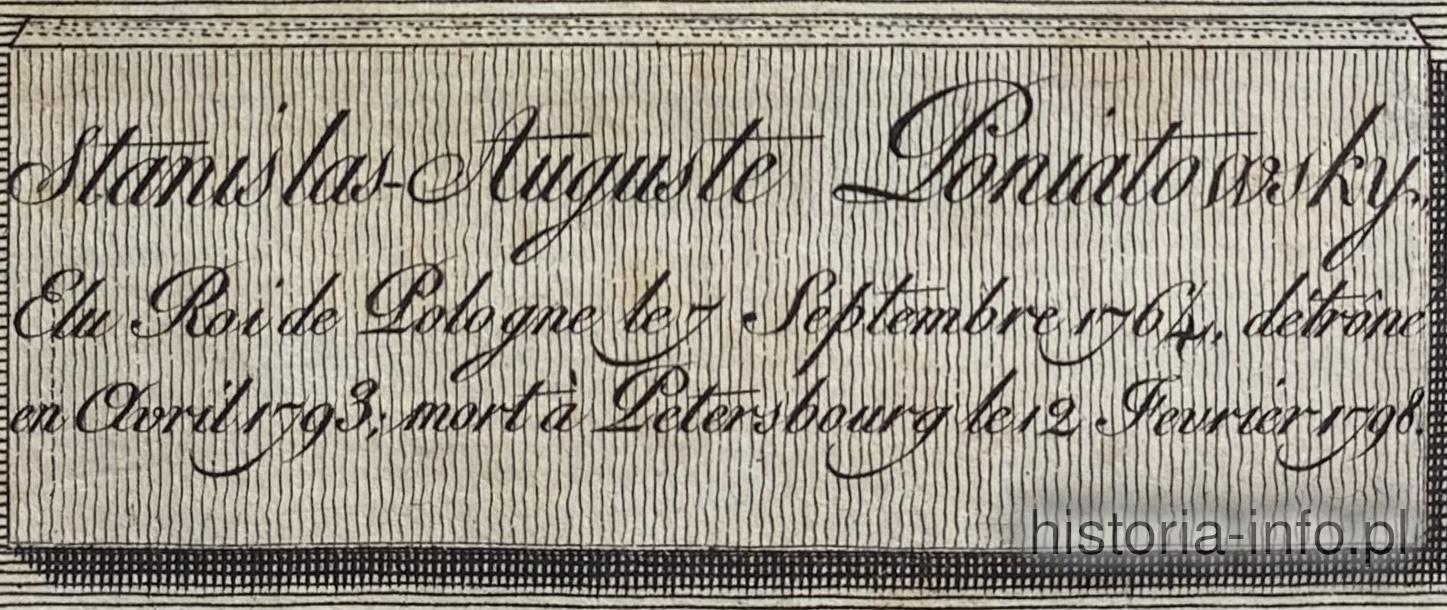 Stanisław August, kr&oacute;l Polski, 1800-1809 r. / 2