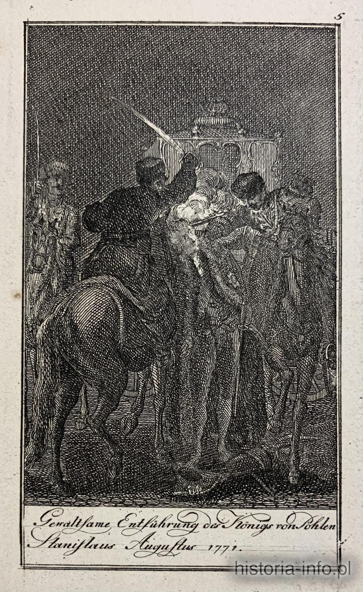 Porwanie kr&oacute;la Stanisława Augusta, 1780 r. / 0