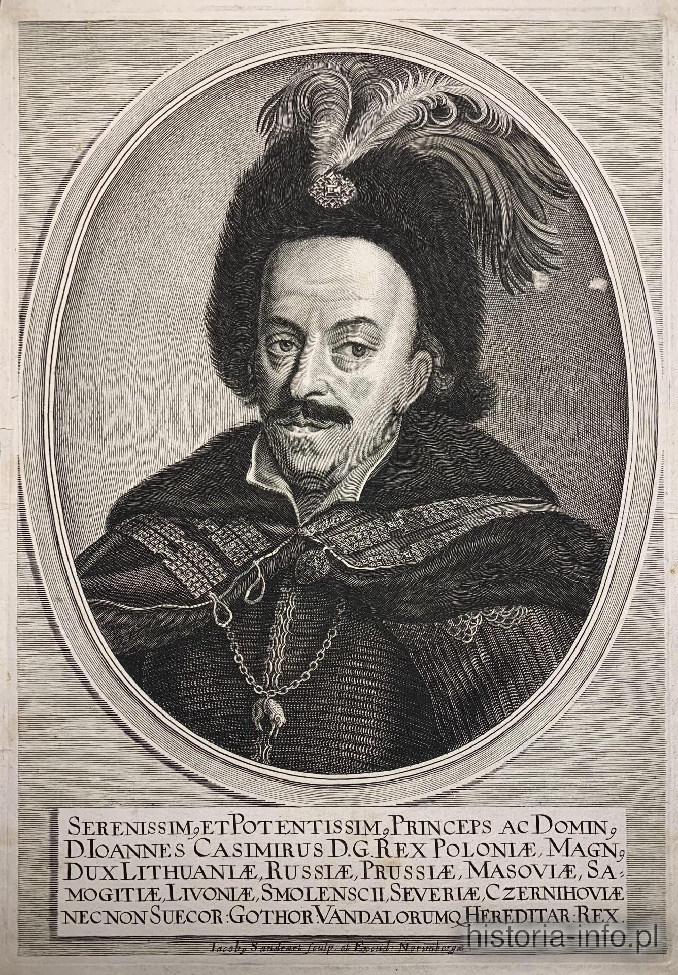 Jan Kazimierz, kr&oacute;l Polski, 1650 r. -1680 r. / 0