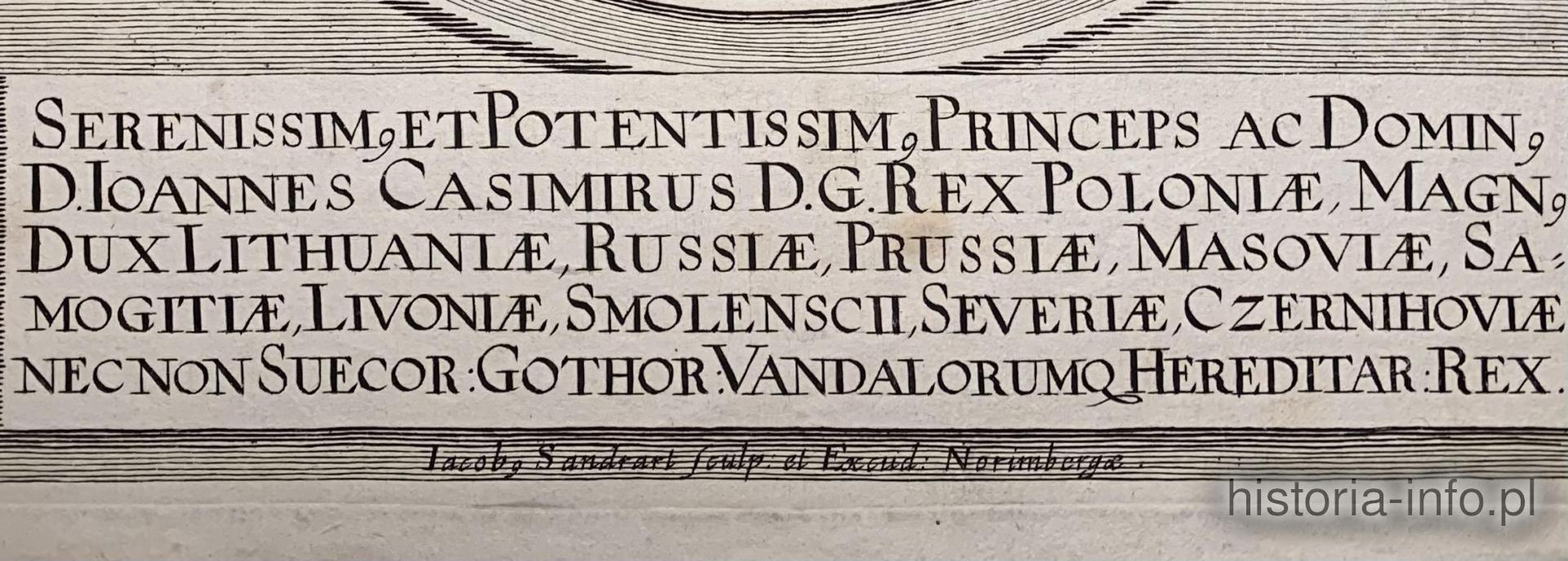 Jan Kazimierz, kr&oacute;l Polski, 1650 r. -1680 r. / 2