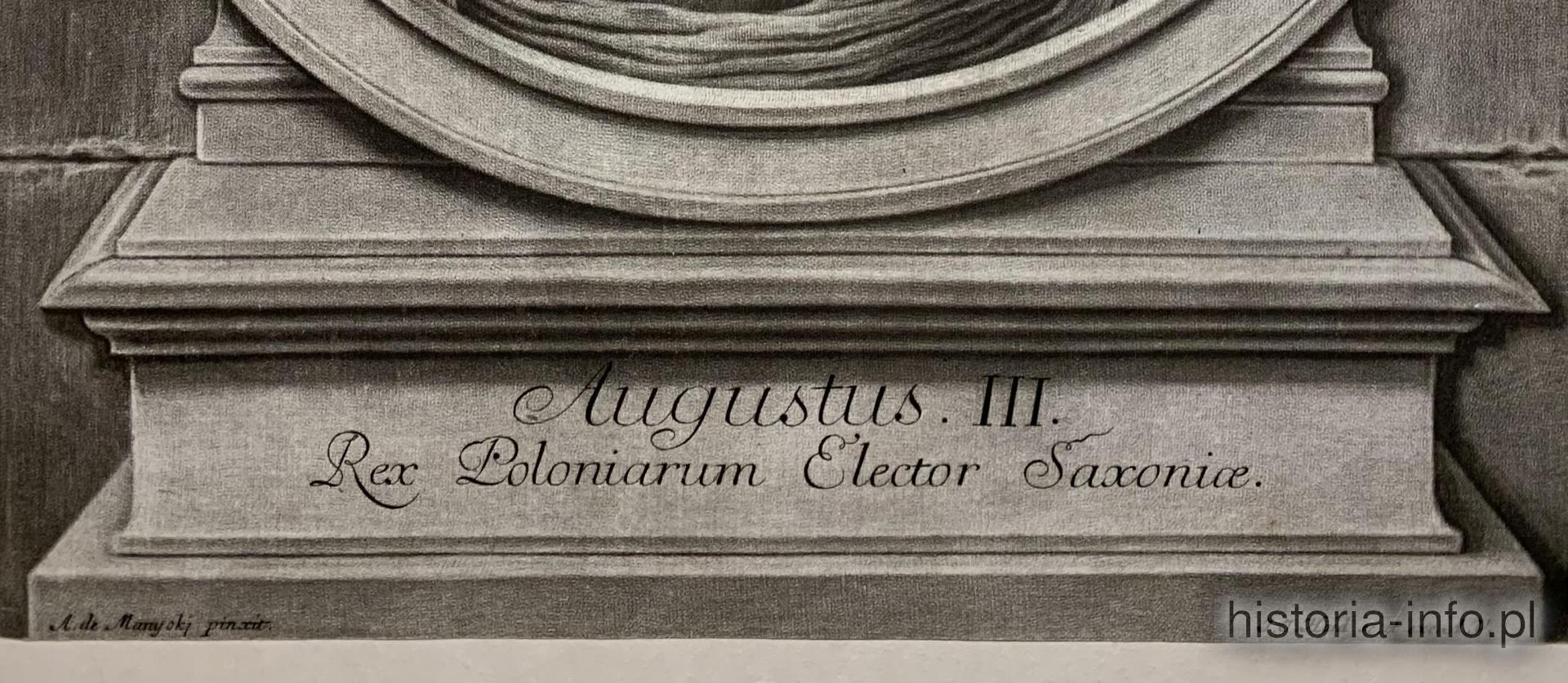 August III, kr&oacute;l Polski, 1750 r. / 3