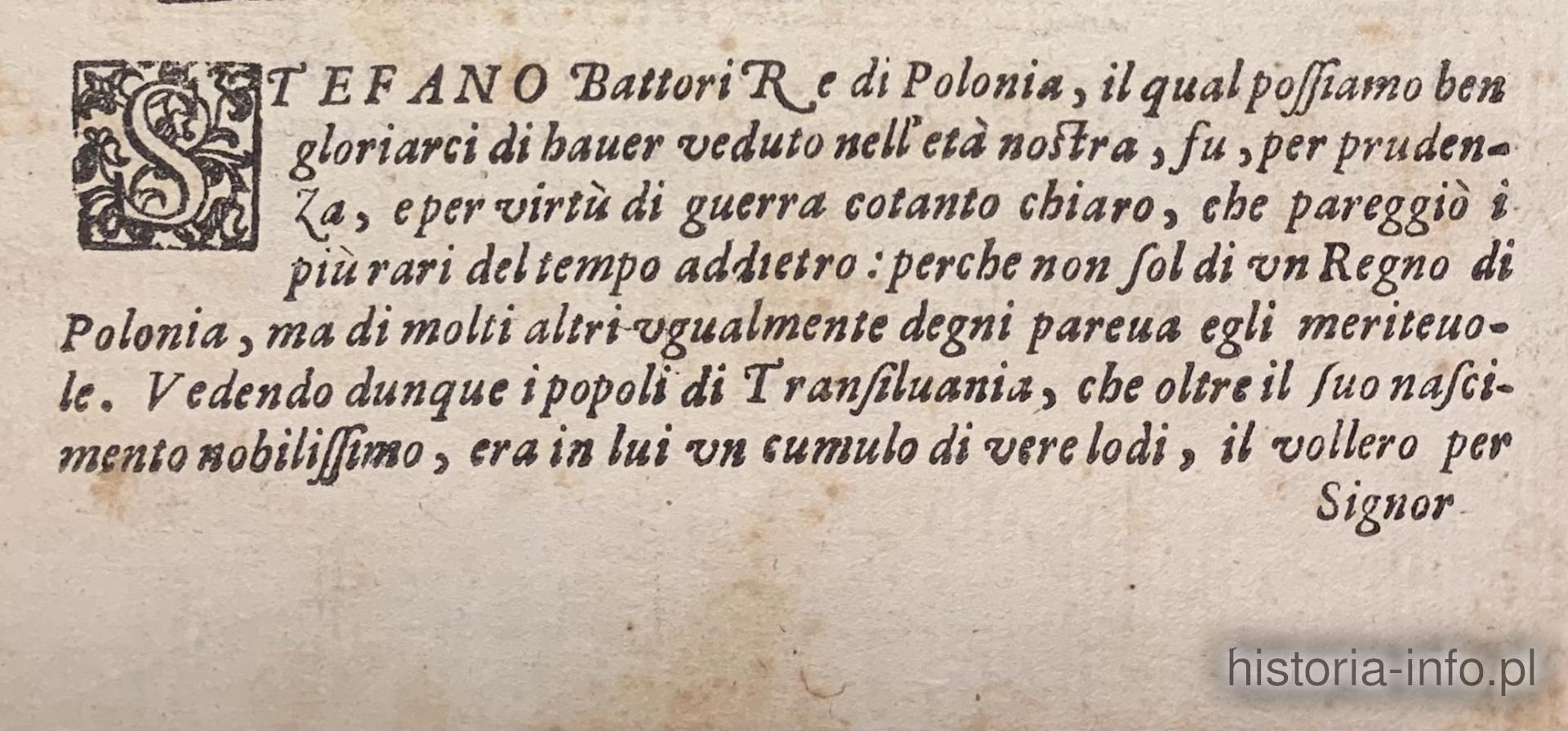 Stefan Batory, kr&oacute;l Polski, 1635 r. / 2