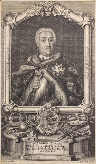 August III, kr&oacute;l Polski, przed 1743 r.