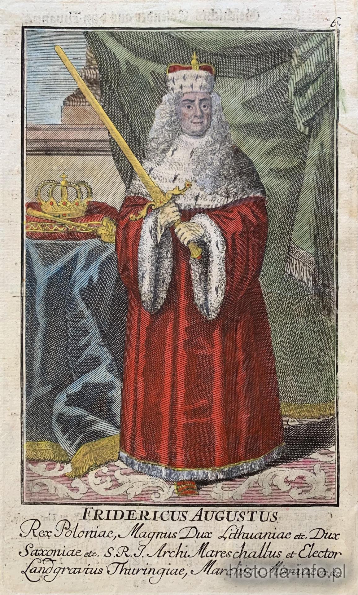 August II Mocny, kr&oacute;l Polski, przed 1733 r. / 0
