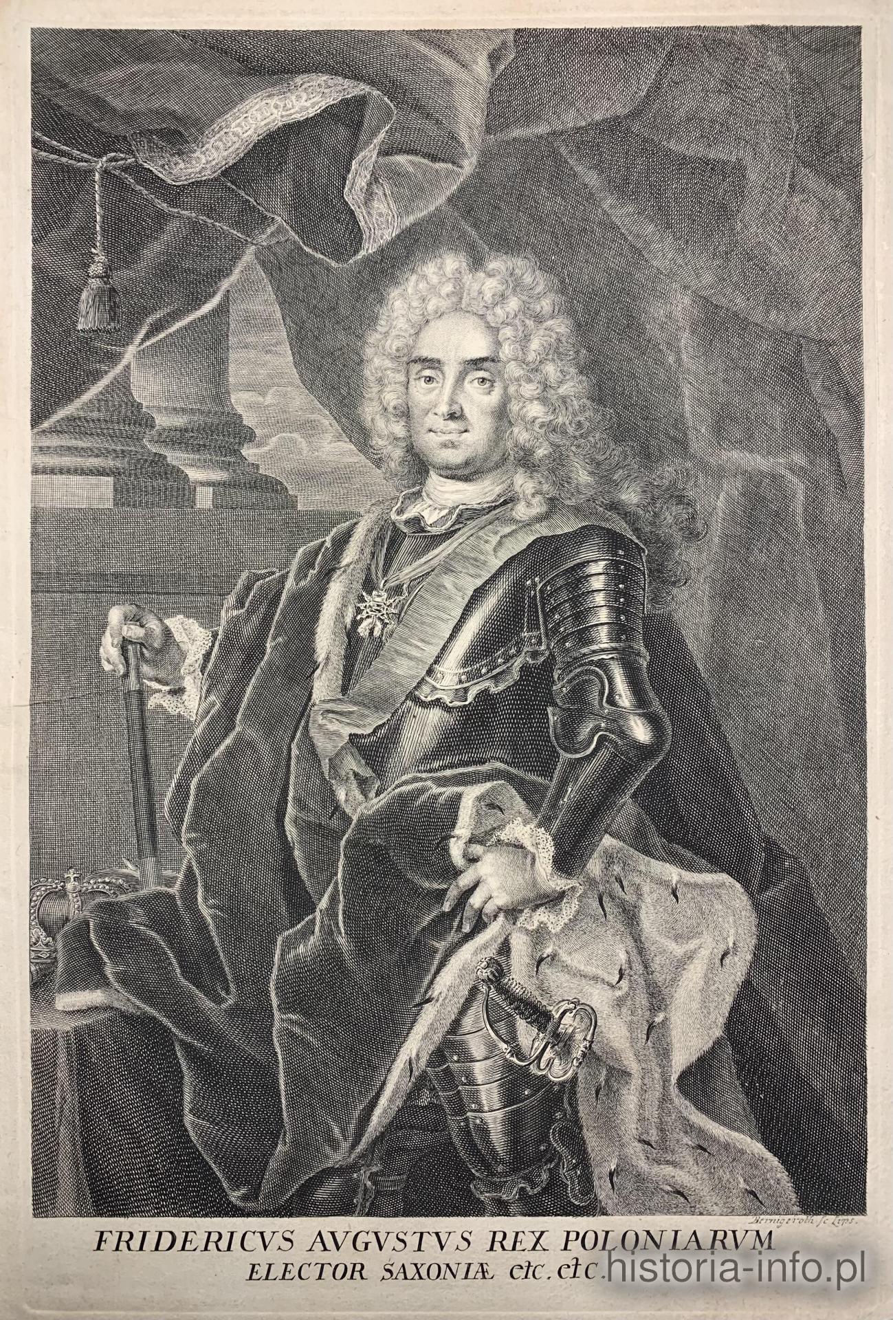 August II Mocny, kr&oacute;l Polski, 1727 r. / 0