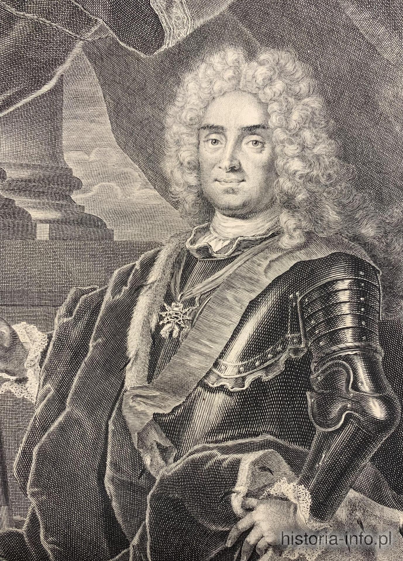 August II Mocny, kr&oacute;l Polski, 1727 r. / 1