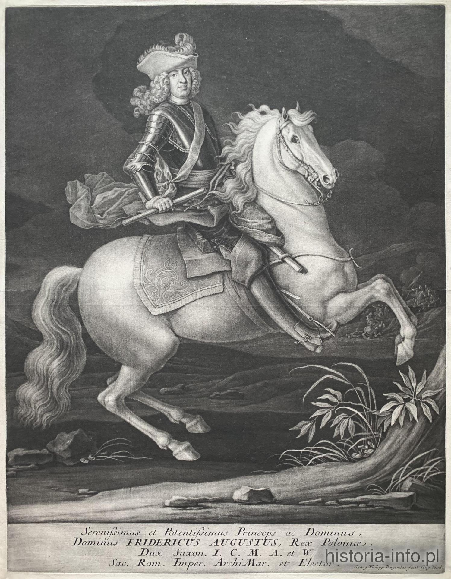 August II Mocny, kr&oacute;l Polski, przed 1710 r. / 0