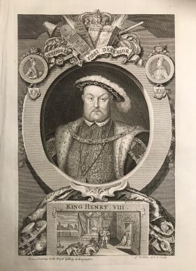 Henryk VIII, Vertue, kr&oacute;l Anglii, 1835 r.