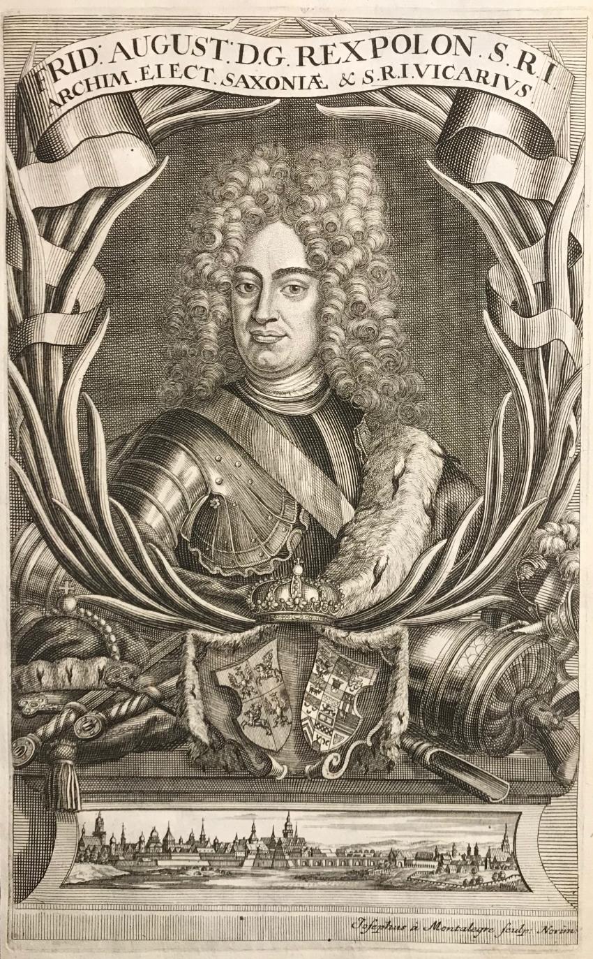 August II Mocny, kr&oacute;l Polski, 1710-1715 r.