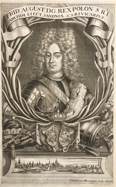 August II Mocny, kr&oacute;l Polski, 1710-1715 r.