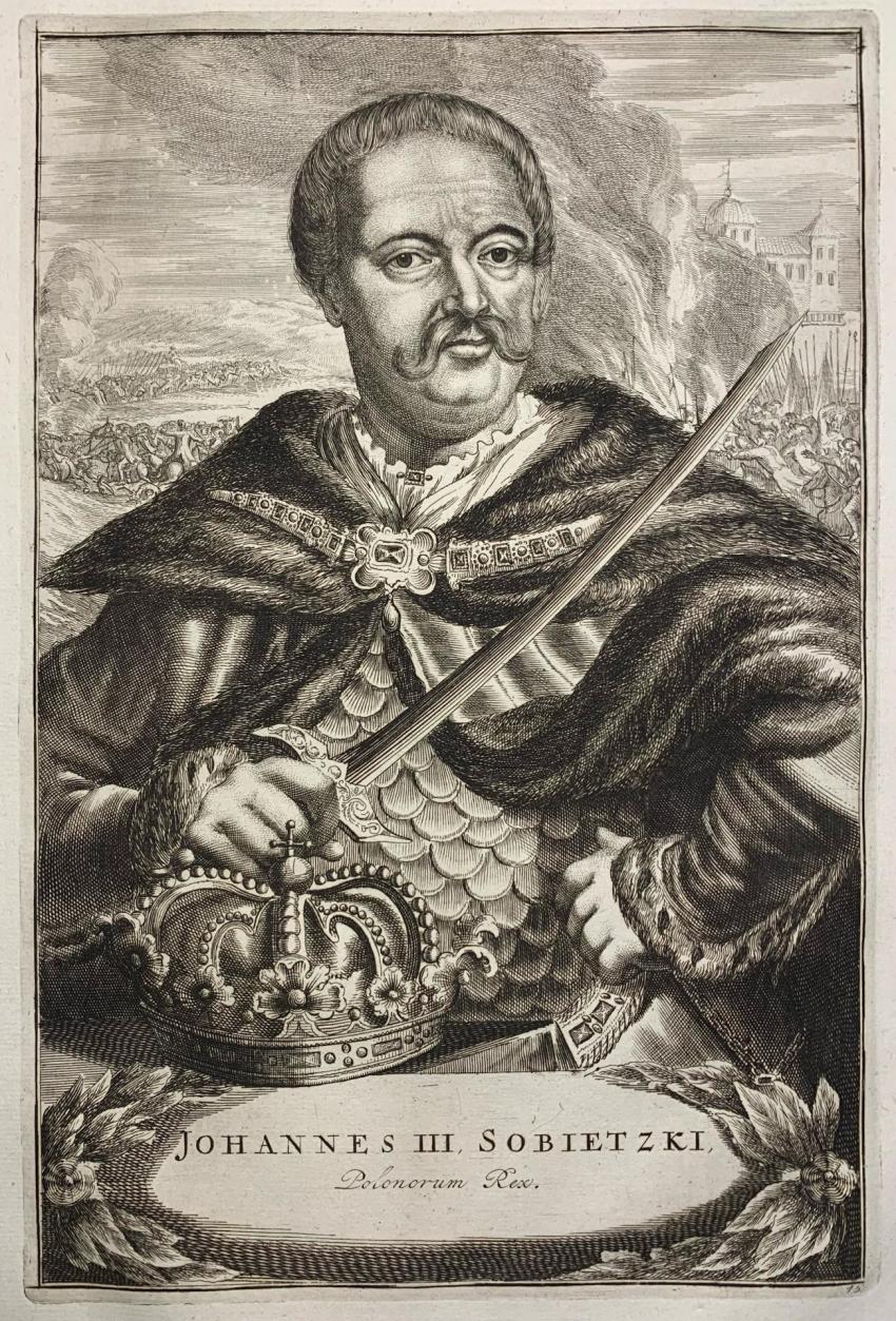 Jan III Sobieski, kr&oacute;l Polski, 1705 r.