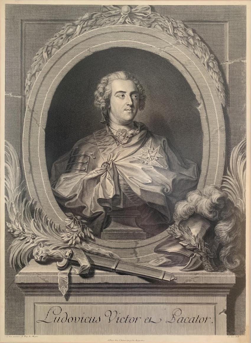 Ludwik XV, kr&oacute;l Francji, 1738 r.