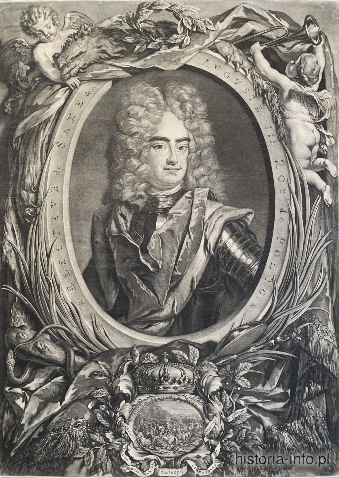 August II Mocny, kr&oacute;l Polski, 1706-1725 r. / 0