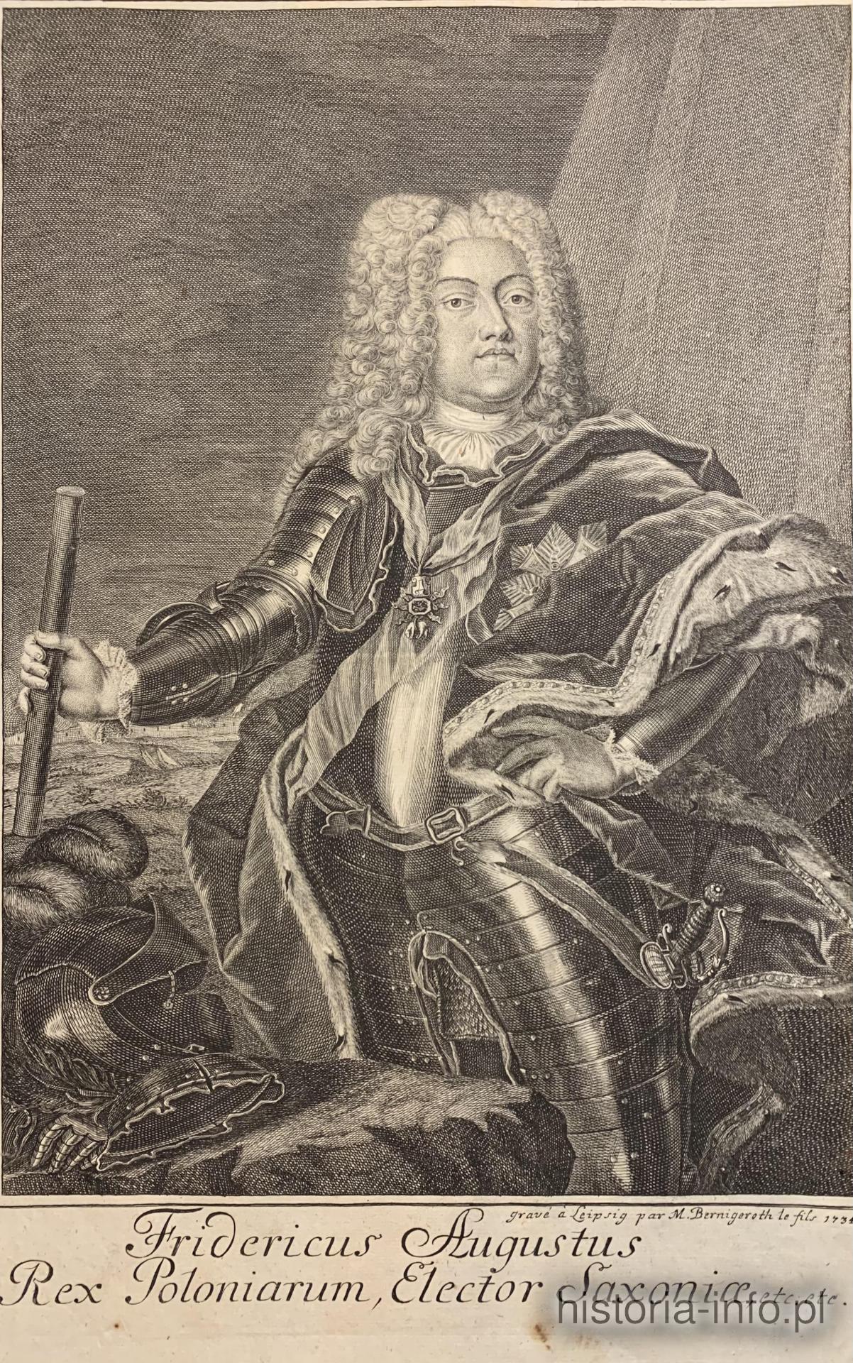 August III, kr&oacute;l Polski, 1734 r. / 0