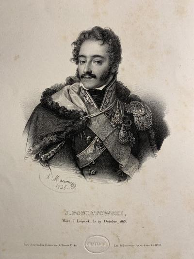 Książę J&oacute;zef Poniatowski, 1835 r.