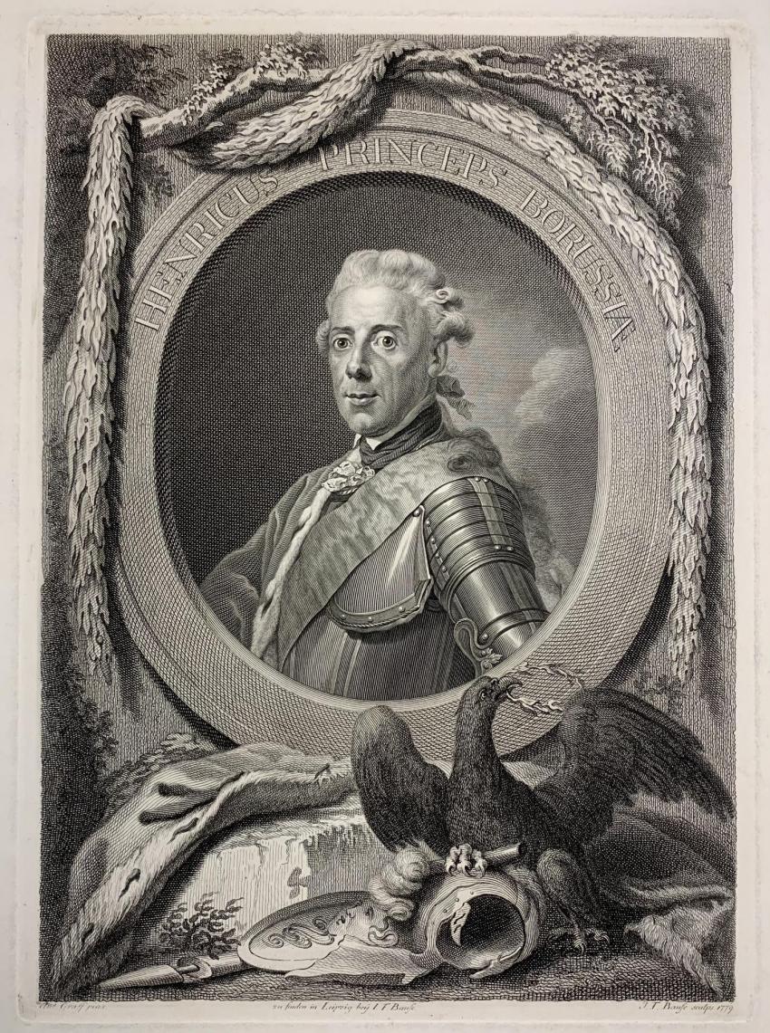 Henryk, książę - brat kr&oacute;la Prus Fryderyka II, ok. 1750 r.