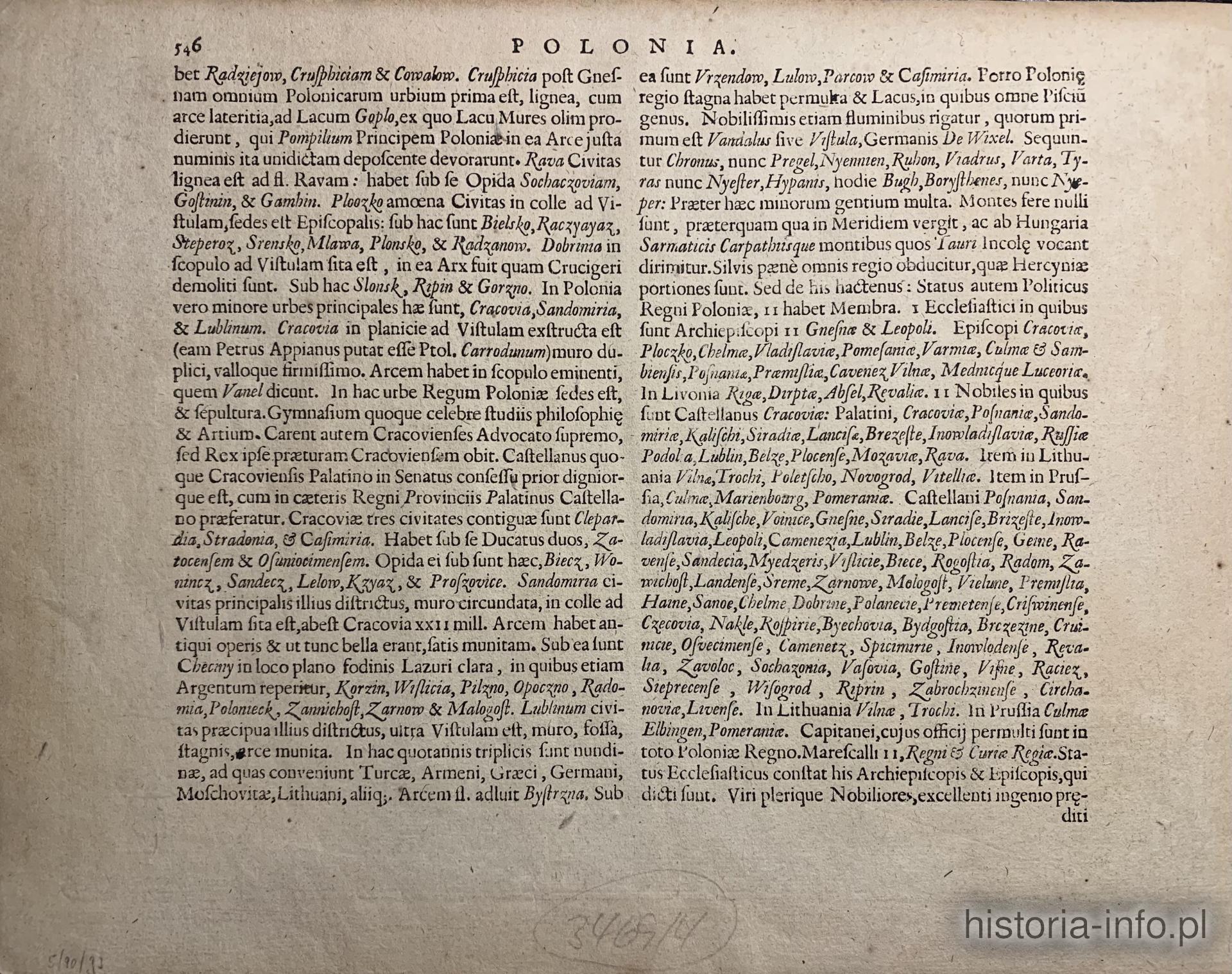 4. Mapa Polski i Śląska, Mercator, 1630 r. / 1