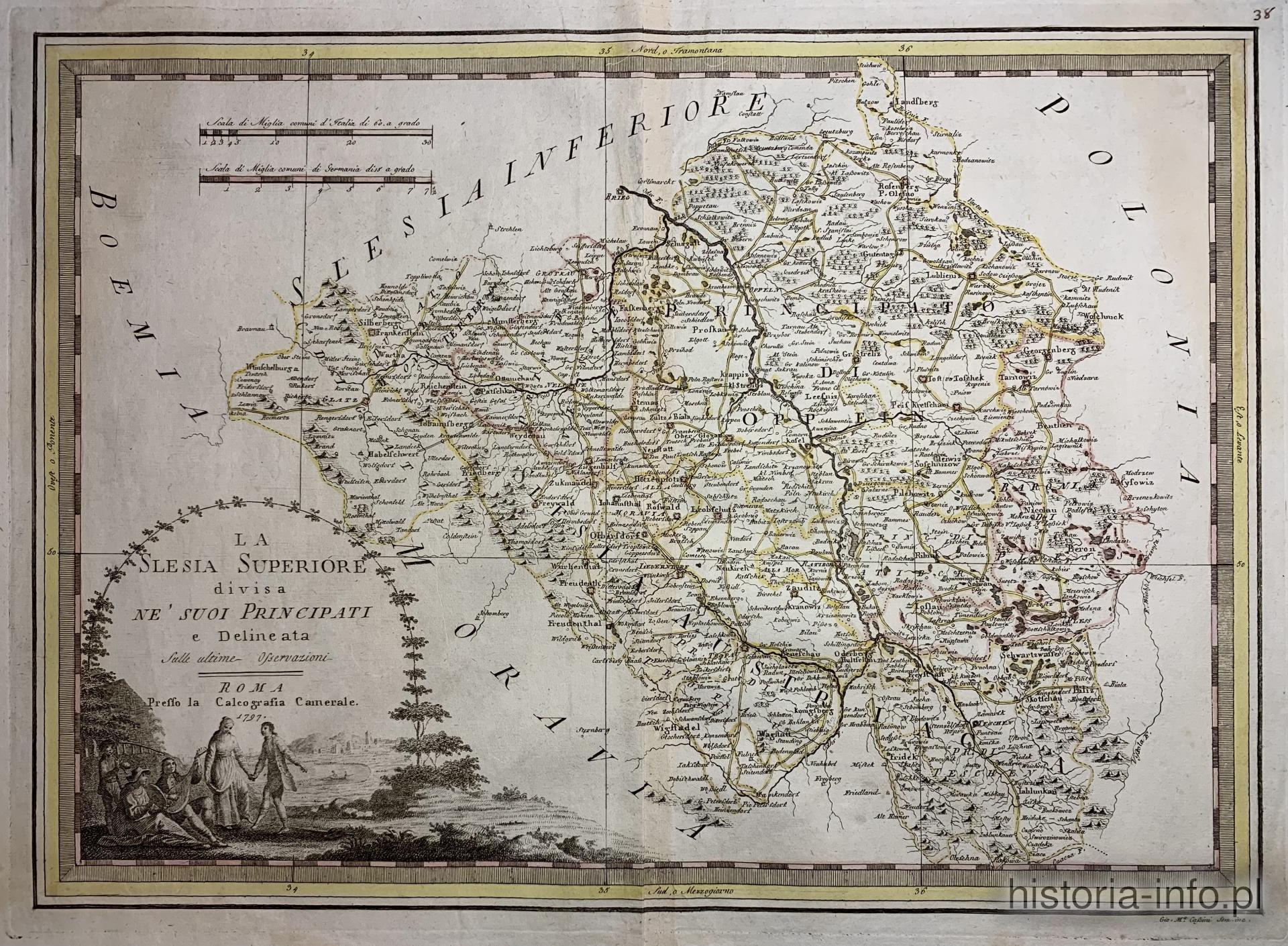 21. G&oacute;rny Śląsk, Cassini, 1797 r. / 0