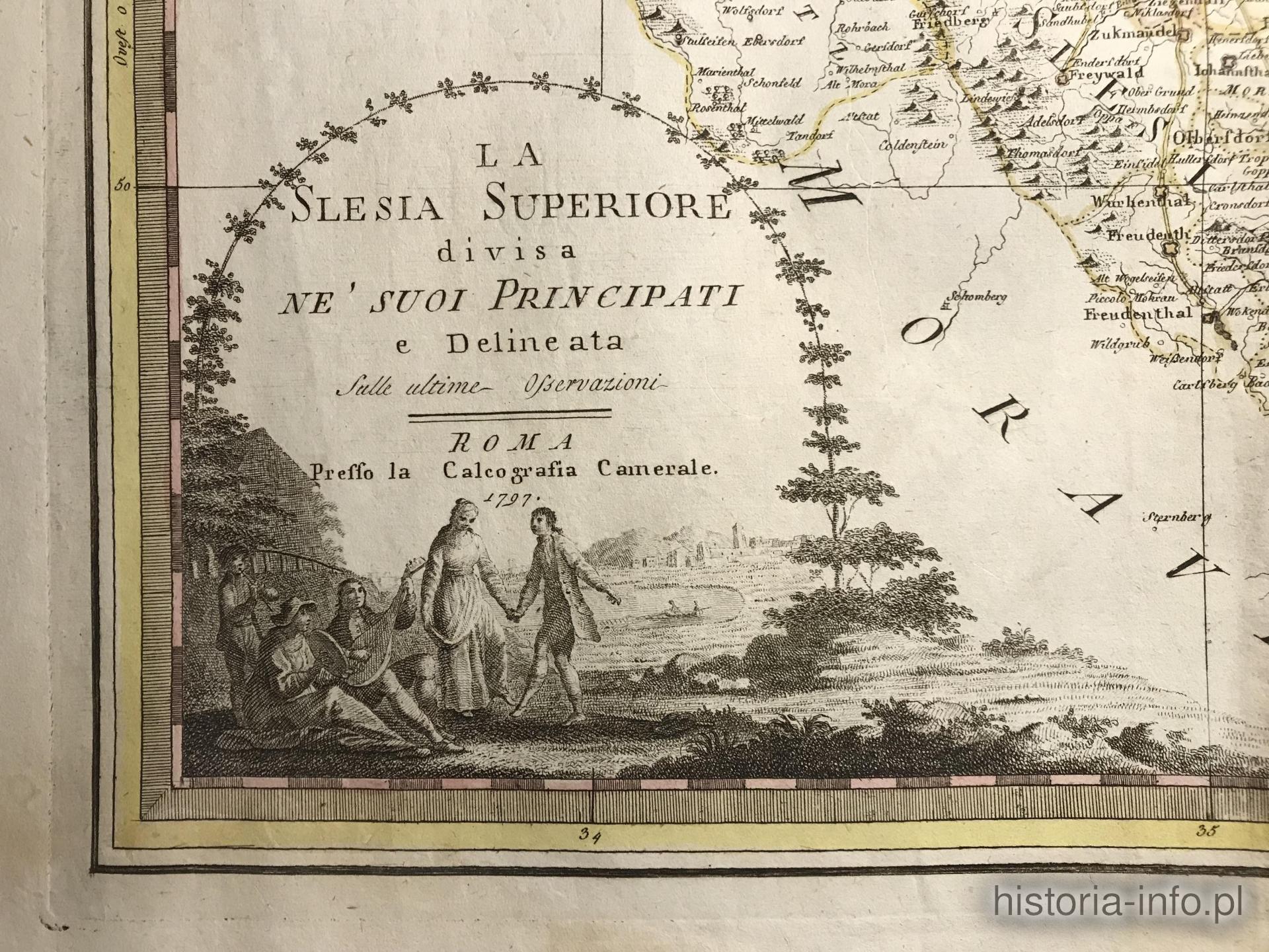 21. G&oacute;rny Śląsk, Cassini, 1797 r. / 1