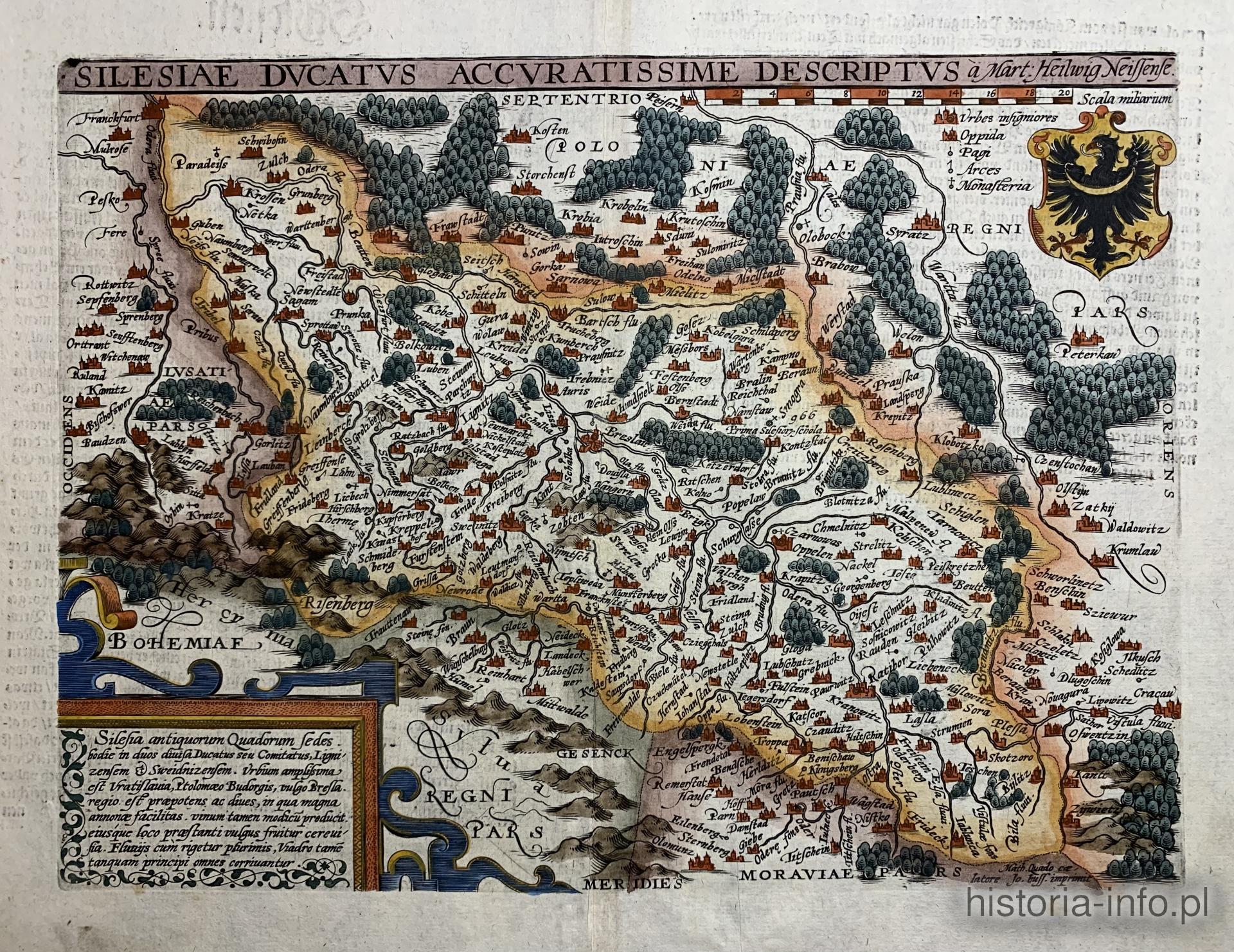 3. Mapa Śląska, Quad, 1592 r. / 0