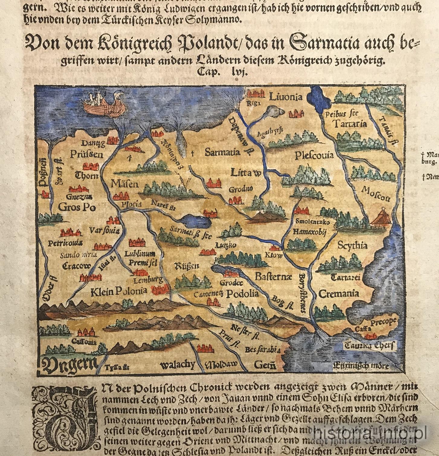 Kr&oacute;lestwo Polskie, M&uuml;nster, 1550 r. / 0