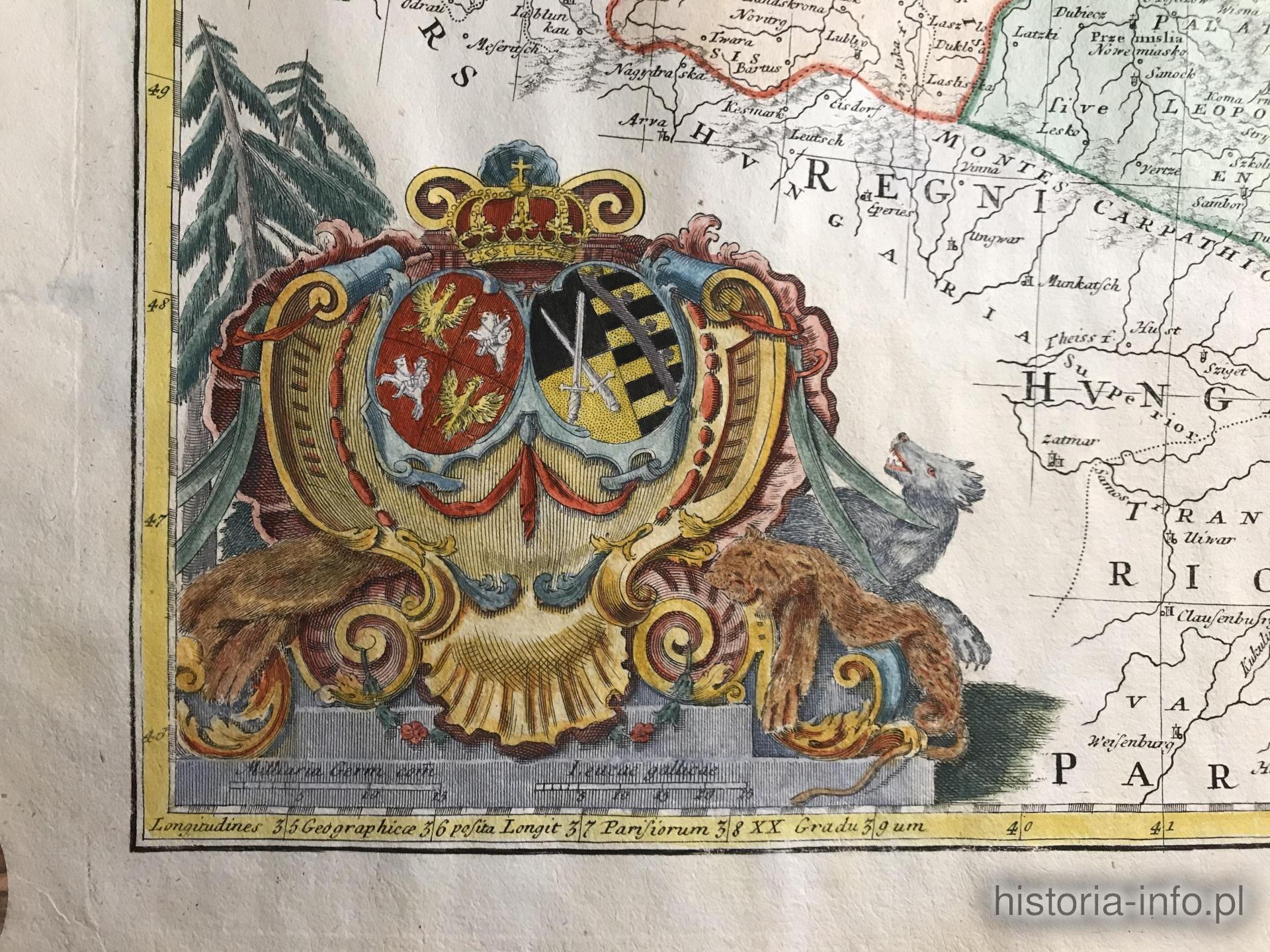 Kr&oacute;lestwo Polskie, Homann (spadkobiercy), 1750 r. / 2