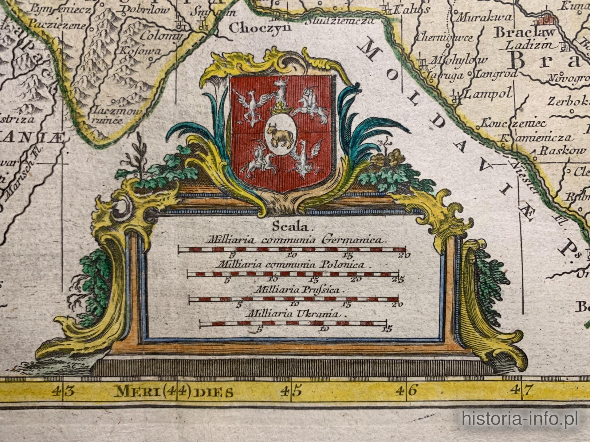 Mapa Kr&oacute;lestwa Polskiego, Lotter, 1764 r. - 1772 r. / 2