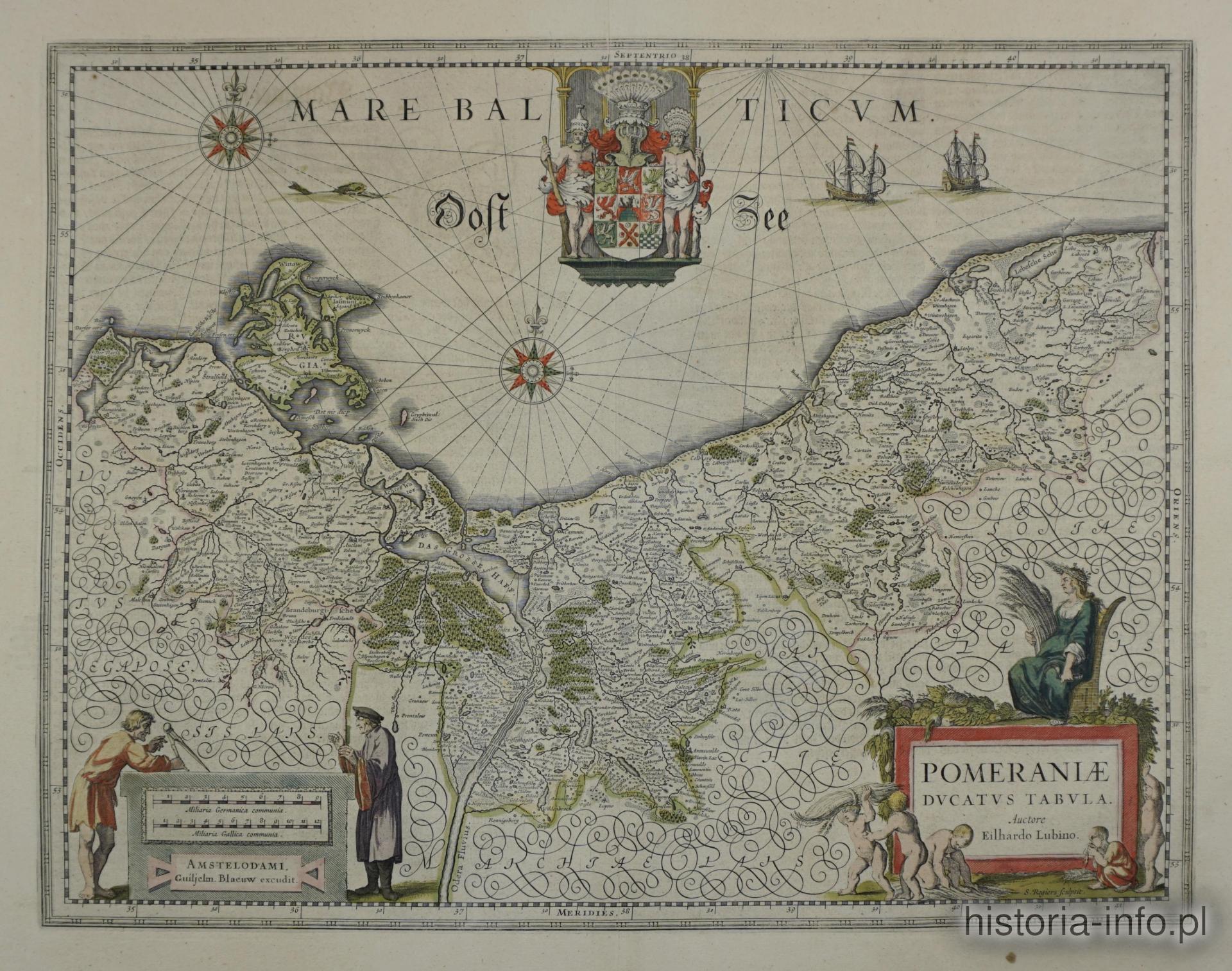 Pomorze, wyd. Bleau, autor: Lubino, 1640-1645 r. / 0