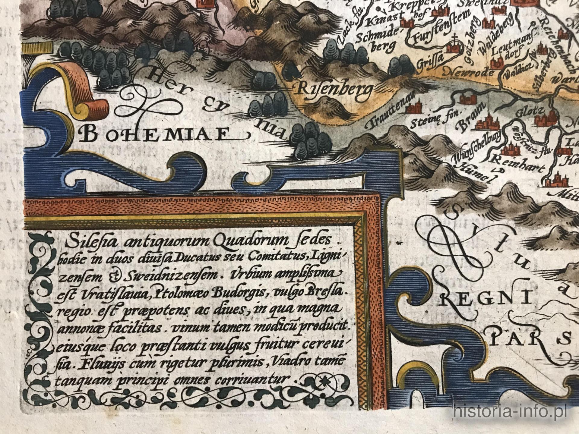 3. Mapa Śląska, Quad, 1592 r. / 1