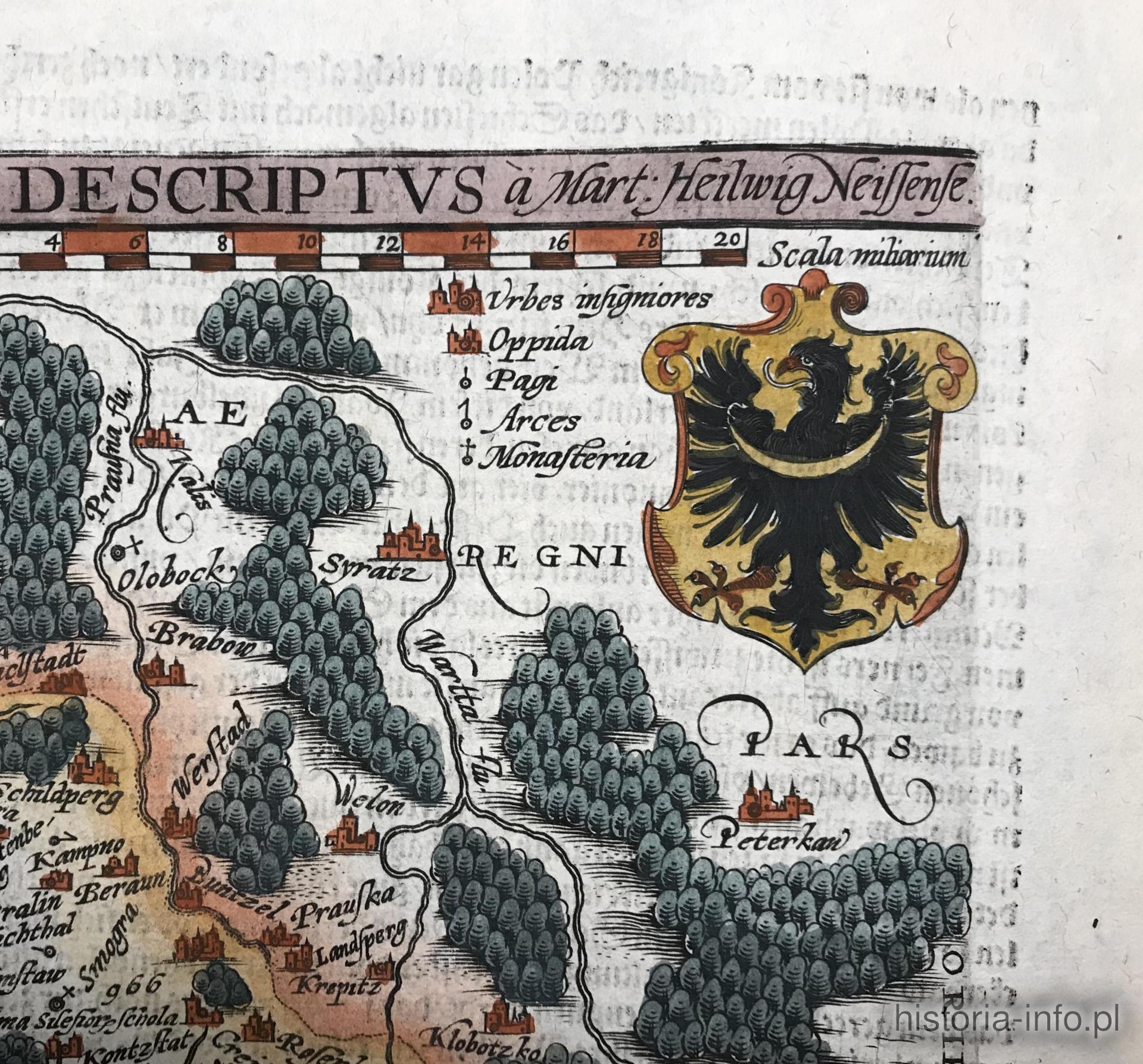 3. Mapa Śląska, Quad, 1592 r. / 2