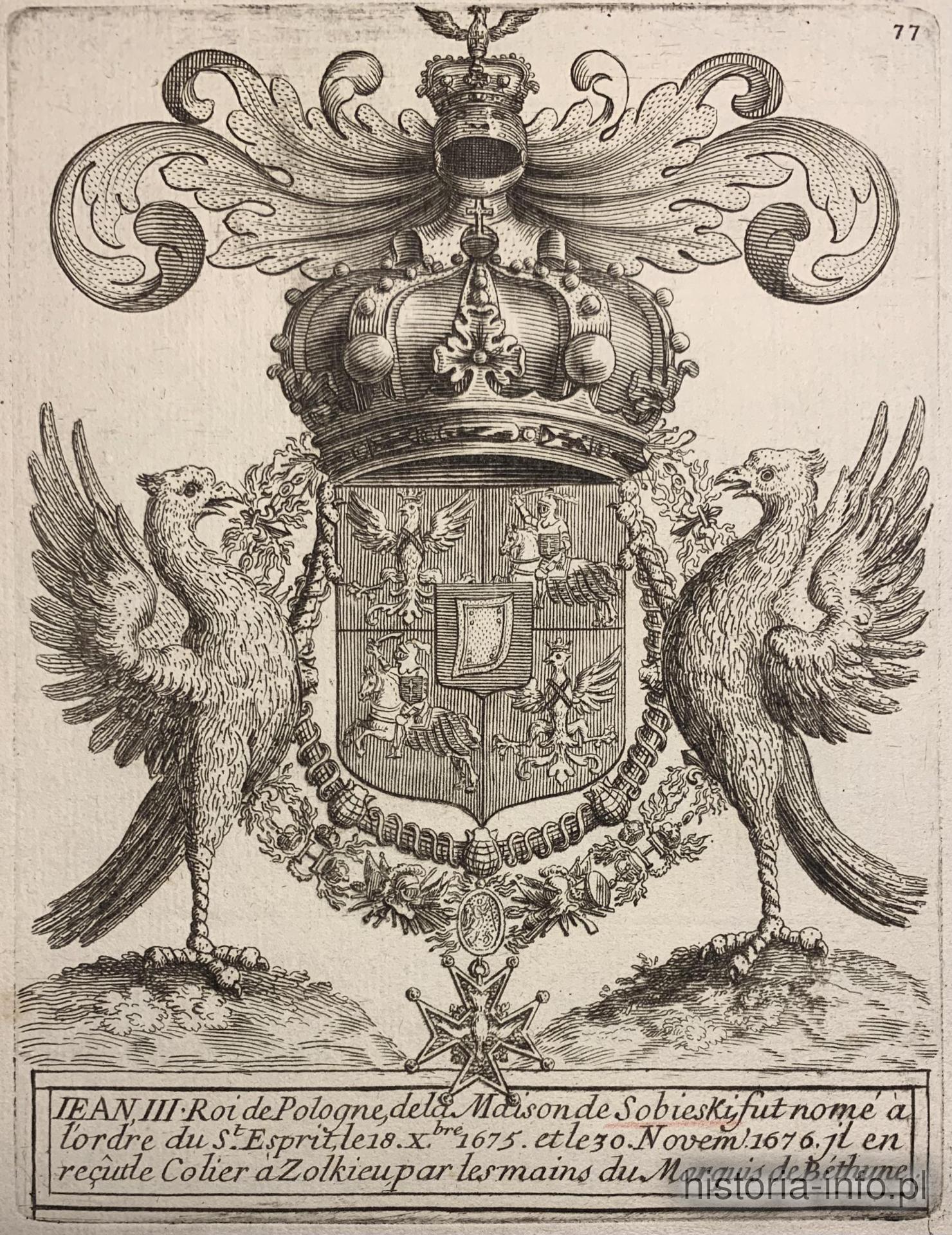 Herb Rzeczypospolitej za panowania Jana III Sobieskiego / 1